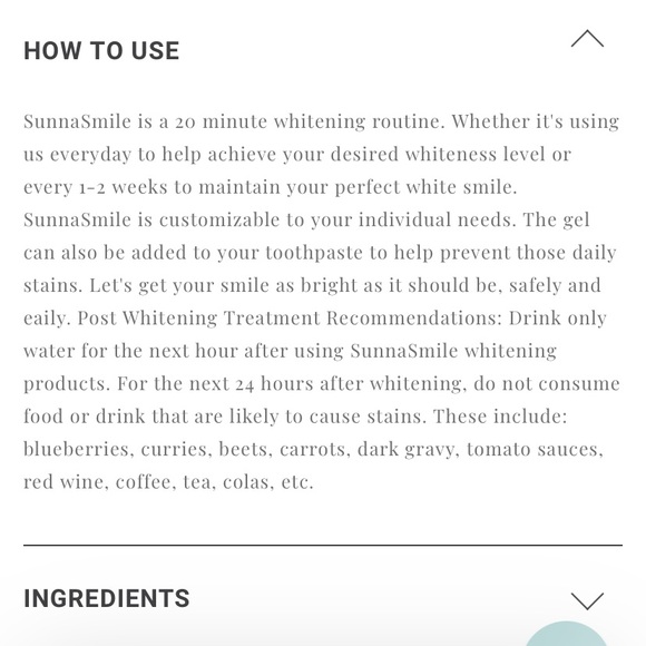 SunnaSmile advanced home whitening kit - Picture 4 of 6